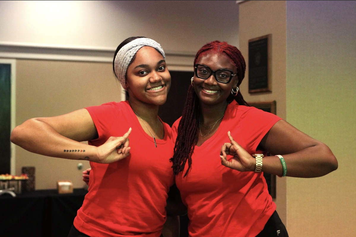 Alpha Kappa Alpha and African Student Association hosted Pink Goes Red.
