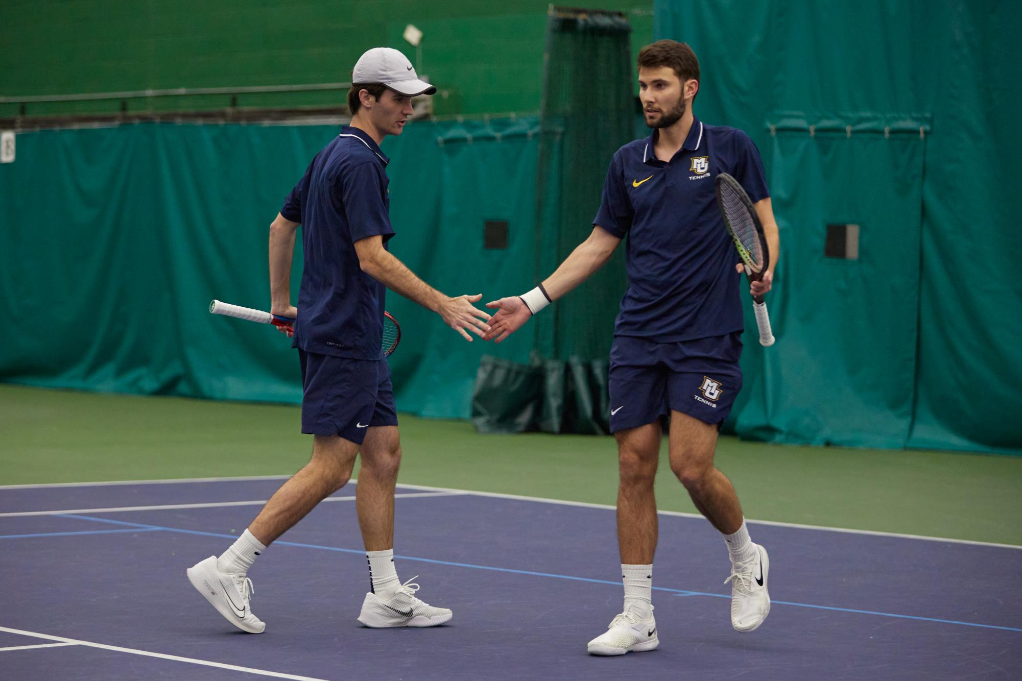 Roegner and Krstulovic’s Successful Doubles Partnership in Marquette Men’s Tennis