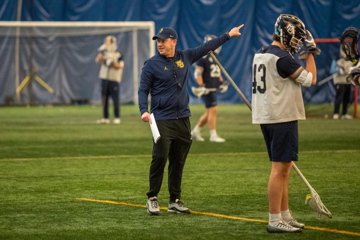 Andrew Stimmel coached Marquette mens lacrosse for five seasons. (Photo courtesy of Marquette Athletics.)