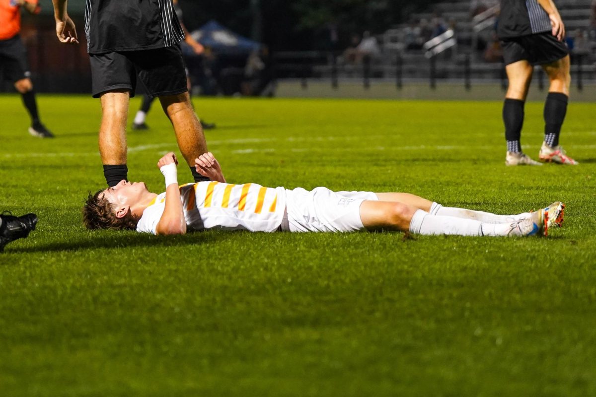 Marquette men’s soccer was shutout for the seventh time Saturday night at Valley Fields. (Photo courtesy of Marquette Athletics.)
