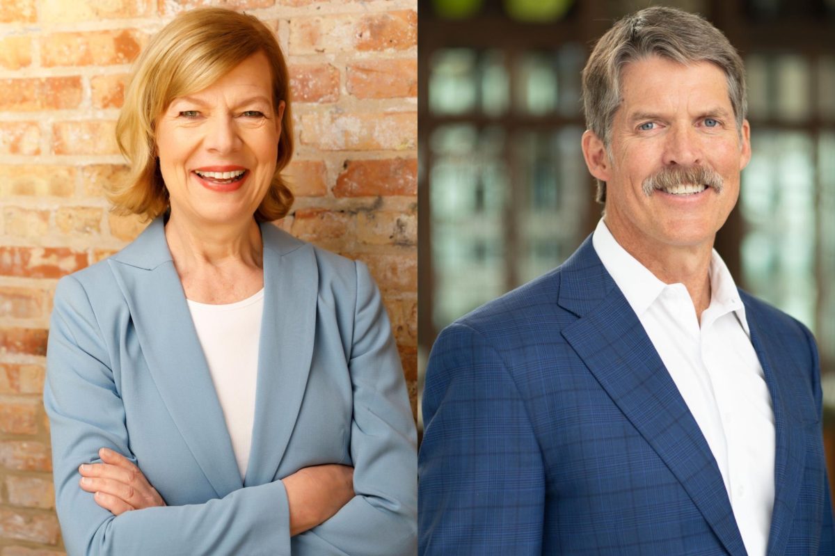 With less than a week until Election Day, Hovde and Baldwin are the politicians fighting for the incumbent Baldwin's Senate spot. Photos courtesy of Baldwin Press and Press Team Hovde.