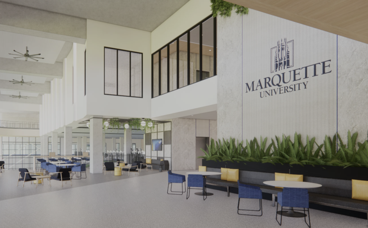 Mock up of Helfaer facility's interior courtesy of Marquette University.