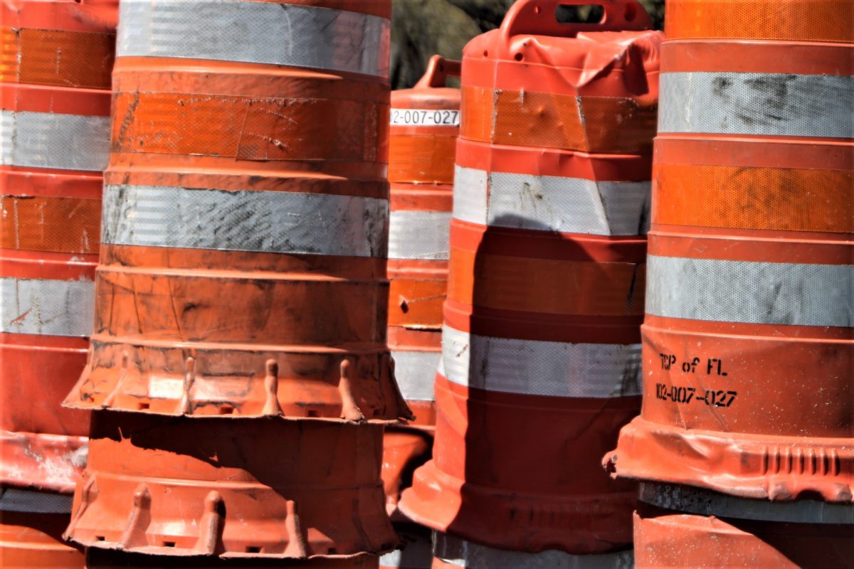 The ongoing onstruction includes new raised crosswalks, new curbs on both streets and pavement replacement. Photo courtesy of Wikimedia Commons.