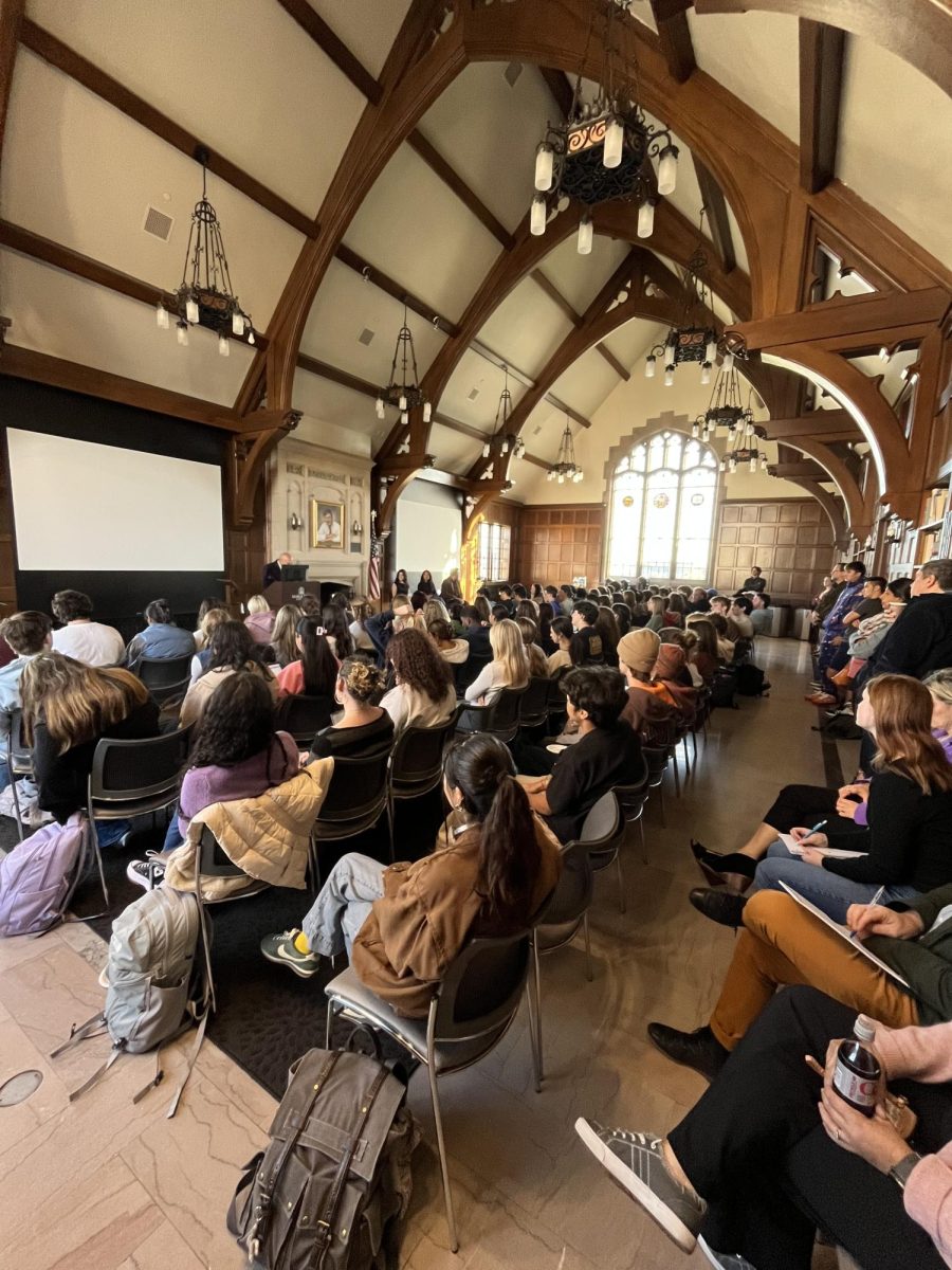 An audience of over 100 students and faculty attended Marquette’s annual Burleigh Media Ethics Lecture.