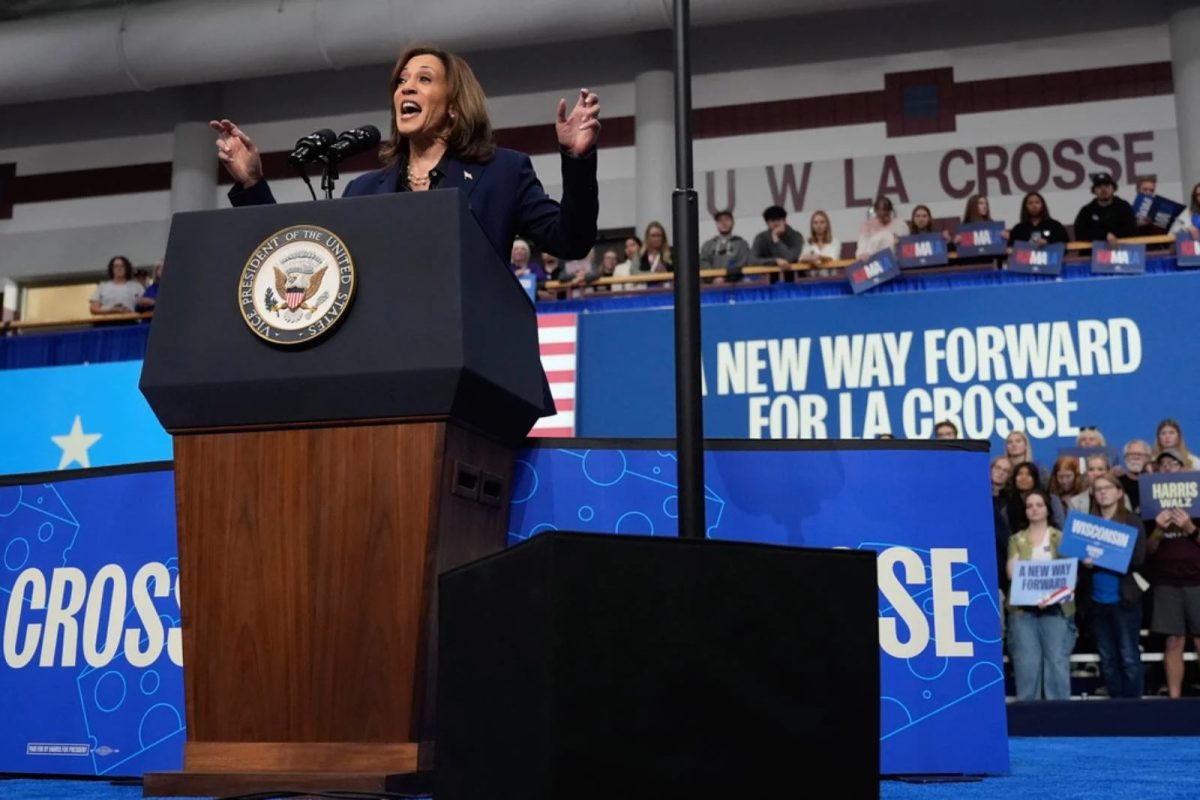 Vice President Kamala Harris' rally in La Crosse on Thursday was one recent event that put Wisconsin into the political spotlight. Photo courtesy of Free Malaysia Today.