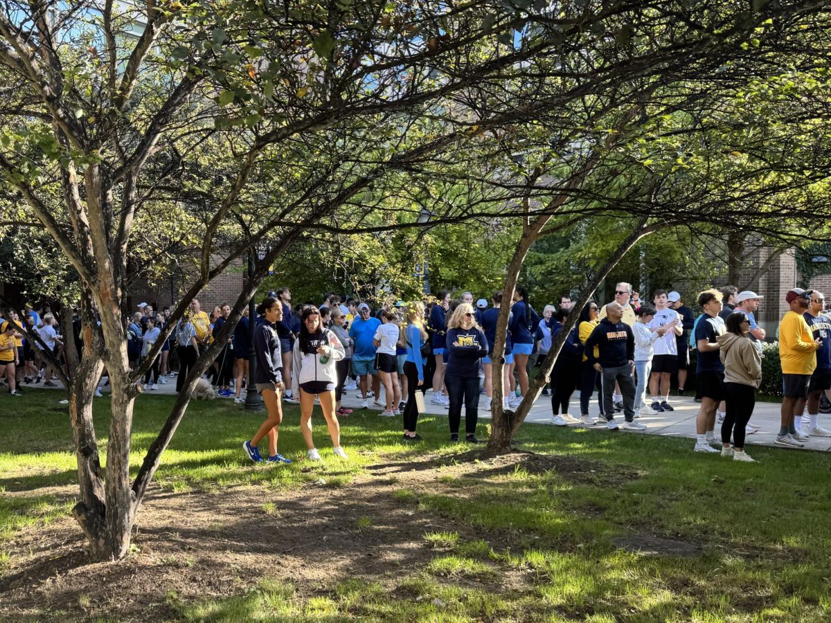 The LOVELLSTRONG Legacy Run was one of the events held during Marquette’s Family Weekend. 