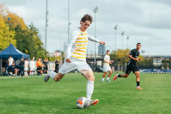 Navigation to Story: Nasty weather brings early ending to men’s soccer’s matinee loss against Providence