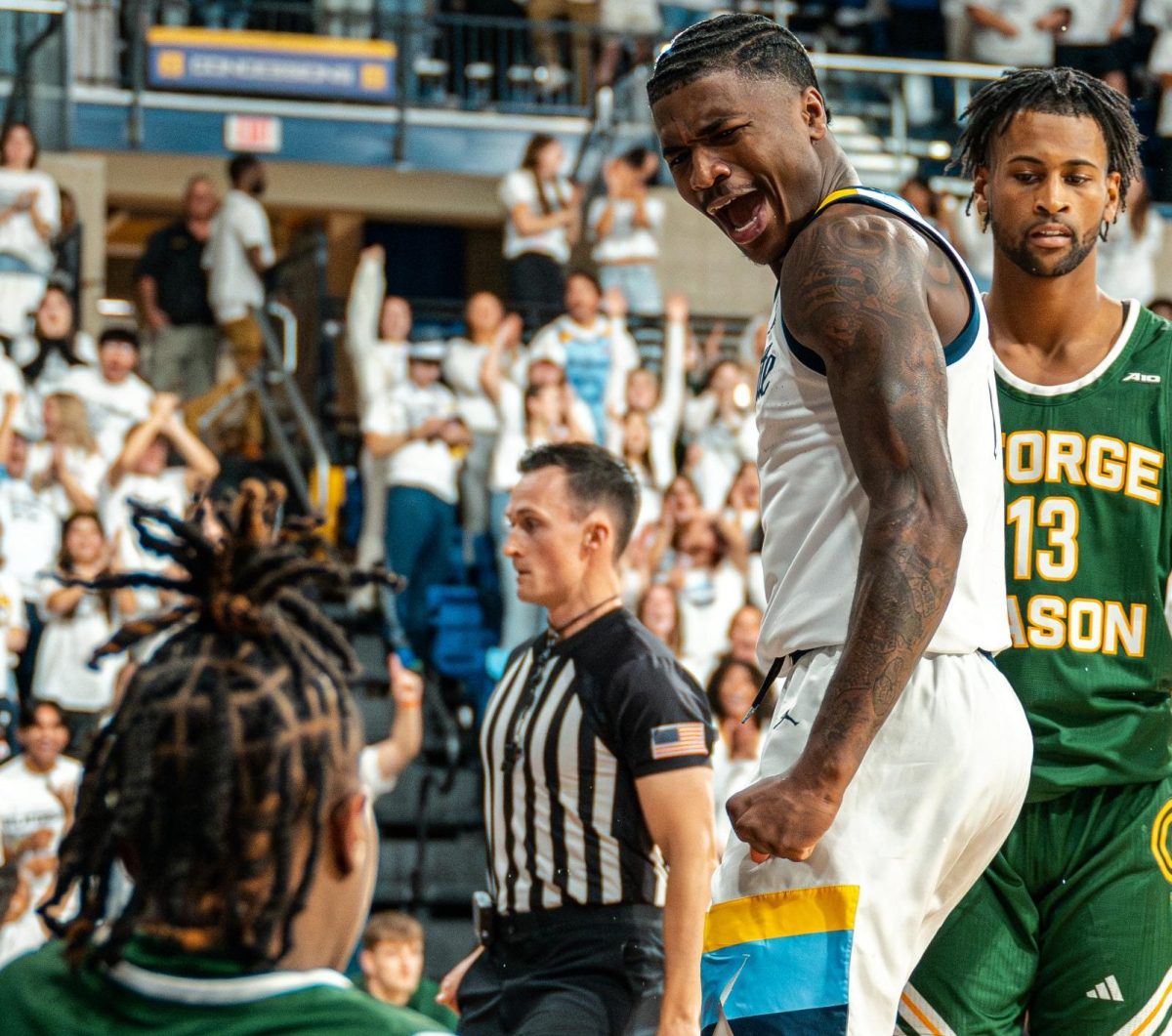 Senior guard Kam Jones was named to the Big East Weekly Honor Roll after averaging 28 points on 76.7 percent shooting from the field last week. (Photo courtesy of Marquette Athletics).