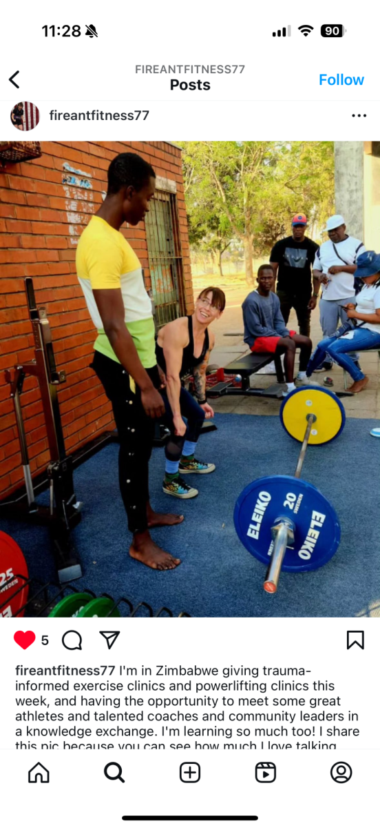 Noelle Brigden used her passion for weightlifting to make a difference in the lives of others. Photo courtesy of Noelle Brigden.