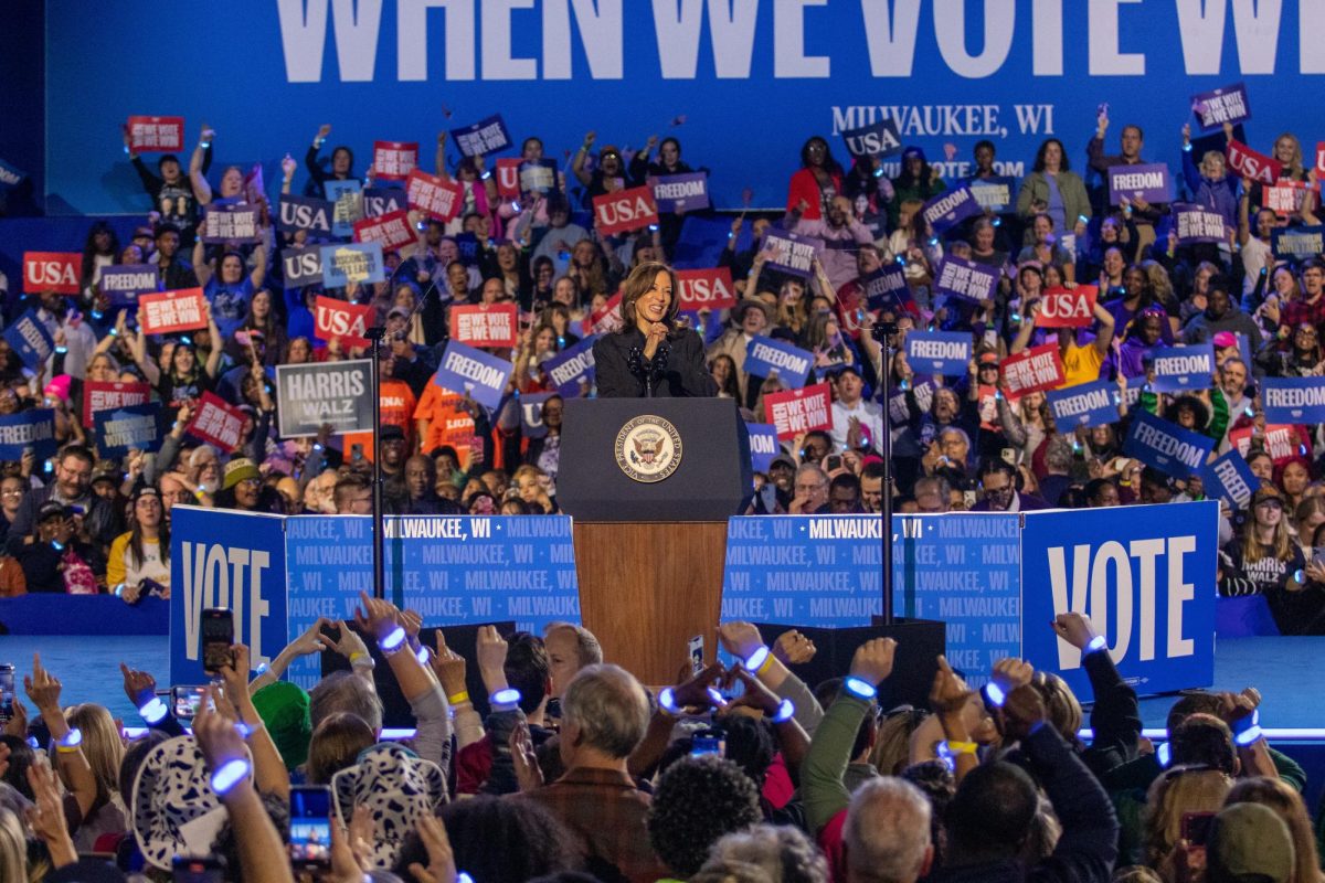 More than 12,000 people attended Kamala Harris' Milwaukee rally that featured celebrity guests like Cardi B, GloRilla and Keegan-Michael Key.