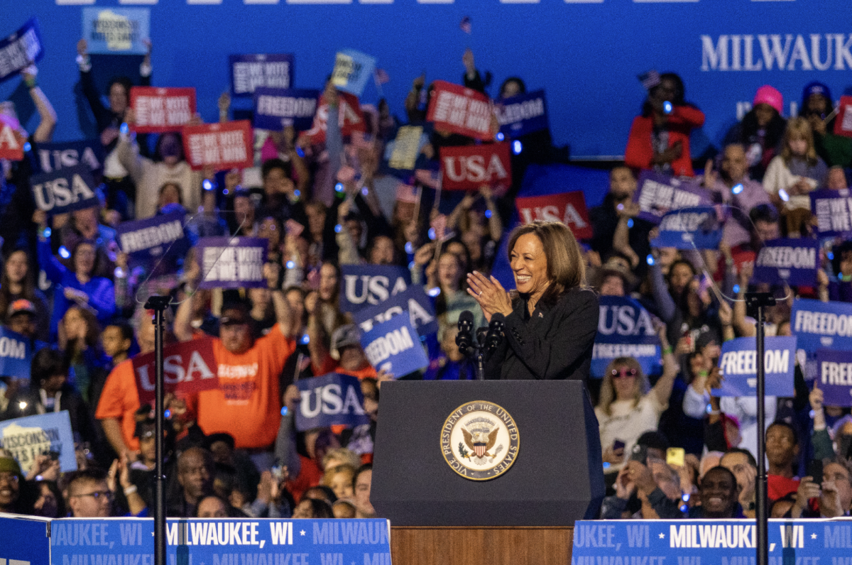 Vice President Kamala Harris held a rally in Milwaukee on Friday, Nov. 1 as part of her final campaign push.