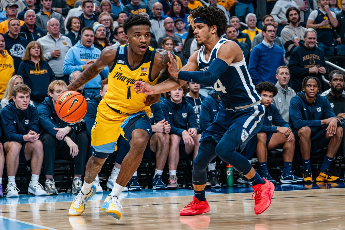 One of Marquette's two home losses last season came against Butler on Jan. 10, when the Golden Eagles fell 69-62 (Photo courtesy of Marquette Athletics).