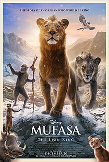 "Mufasa: The Lion King" will be released Dec. 20