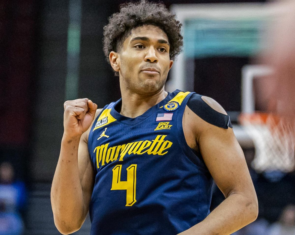 Stevie Mitchell leads the Big East in steals, snagging 2.6 per game. The senior guard swiped away another four Tuesday night in Marquette's 76-59 win over Seton Hall.