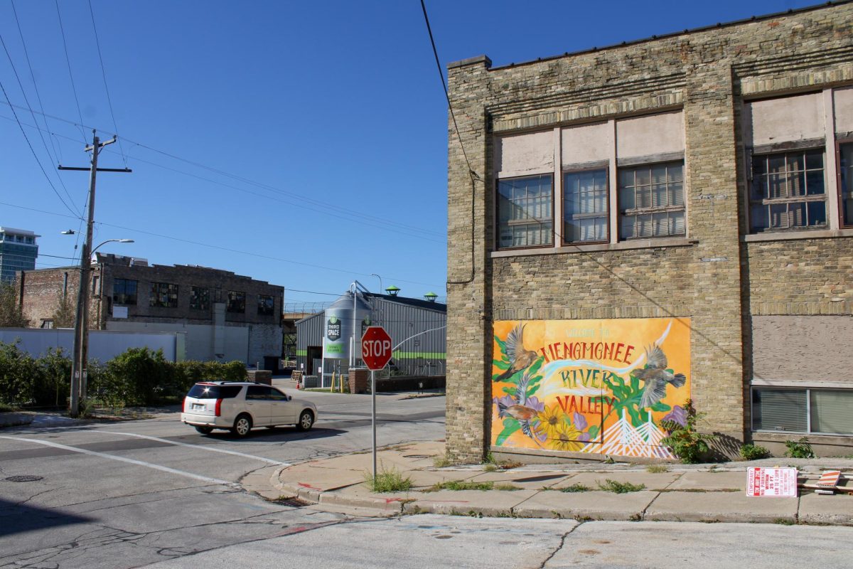 This mural can be found on St. Paul Avenue and 15th Street, just across the street from the proposed building renovations. 