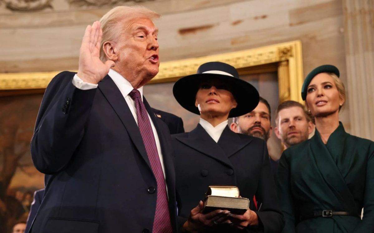 Donald Trump kicked off his second term Monday with a string of sweeping executive actions on issues ranging from immigration to energy. Photo courtesy of Free Malaysia Today.