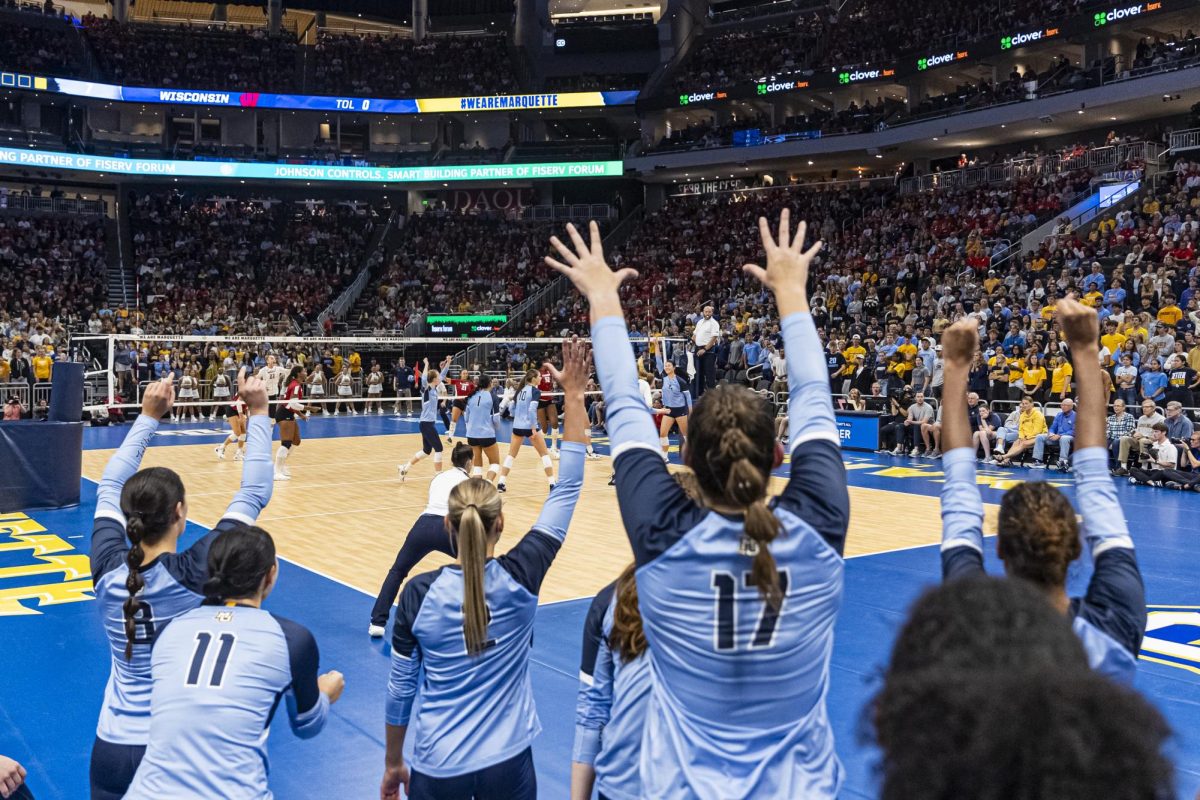 Marquette lost to then-No. 1 Wisconsin, 3-1 at Fiserv Forum in front of 17,037 fans in Sept. 2023, which stands as the largest crowd to see a women's sporting event in the state of Wisconsin.