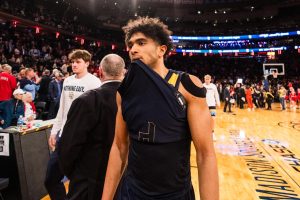 Stevie Mitchell finished Friday's game against St. John's with 11 points and four rebounds.