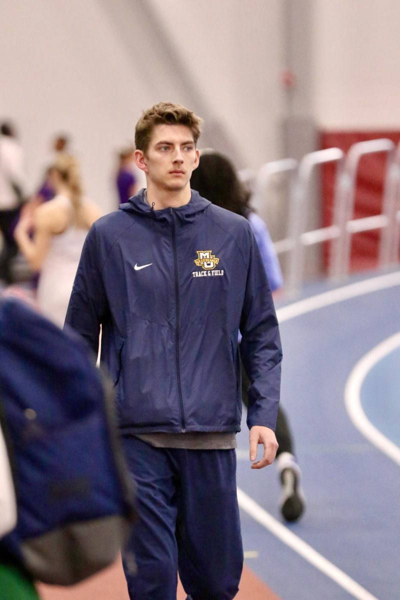 Senior Nathan Hirsch ran an 8k PR of 27:21.3 at the Bluegold Invitational in the fall.