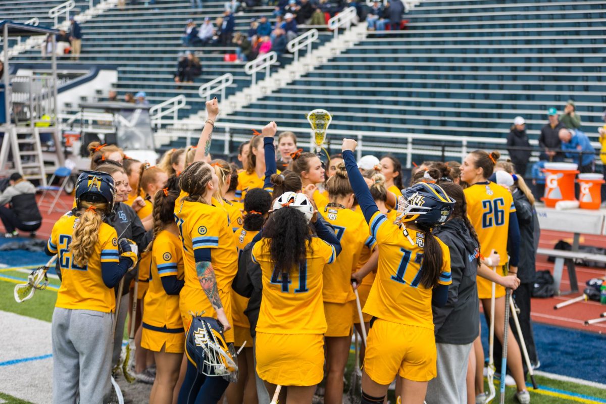 With its 18-14 win over Eastern Michigan Friday afternoon, the 2025 Marquette women's lacrosse squad became the third team in program history to reach 10 wins in a season.