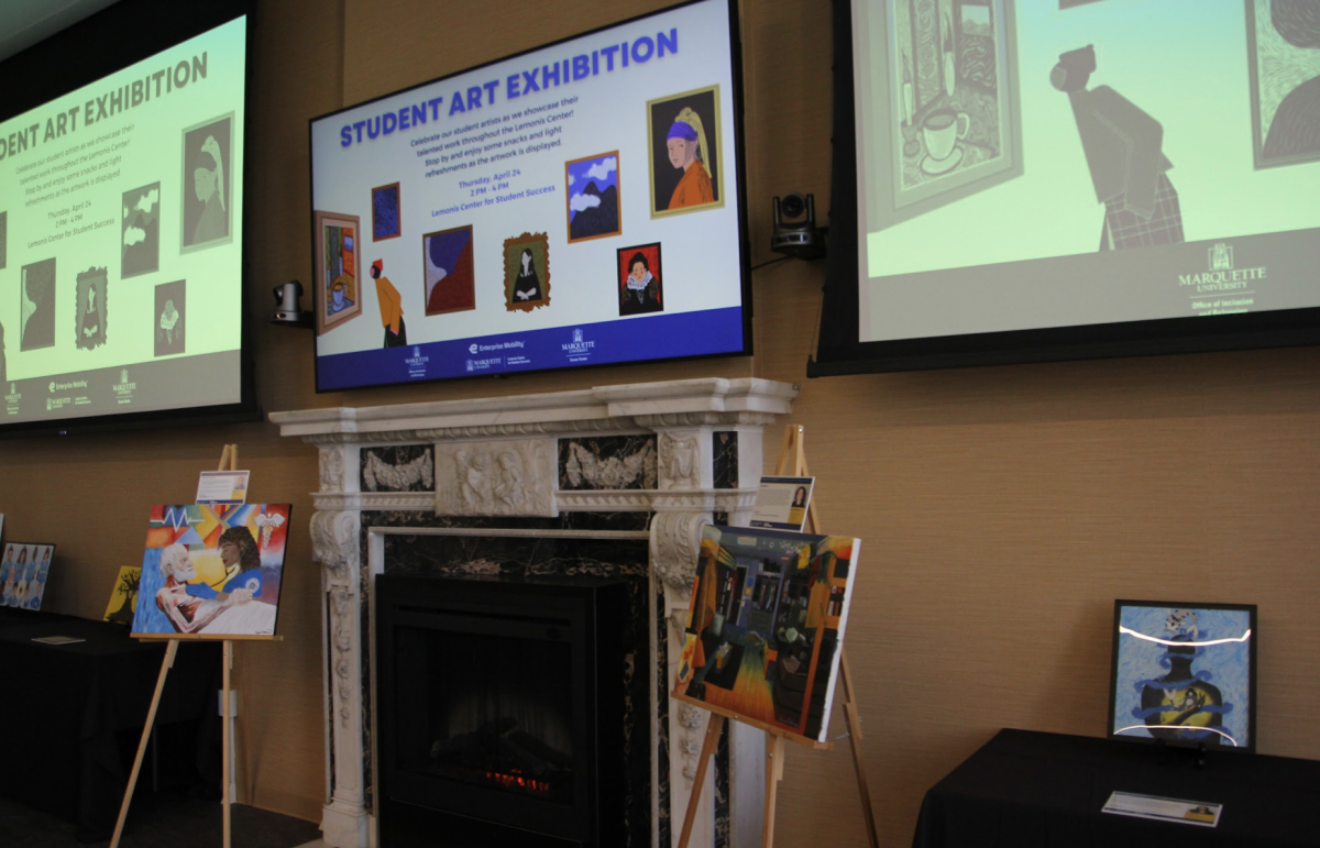The third Student Art Exhibition was held April 24. 