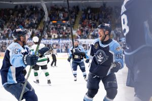 The Milwaukee Admirals kept their season alive with an overtime win in Game 4. Photo credit Scott Paulus/Milwaukee Admirals.