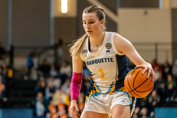 Volker announced in April that she would be returning to Marquette for her final season of college basketball this year. Photo by Marquette Athletics