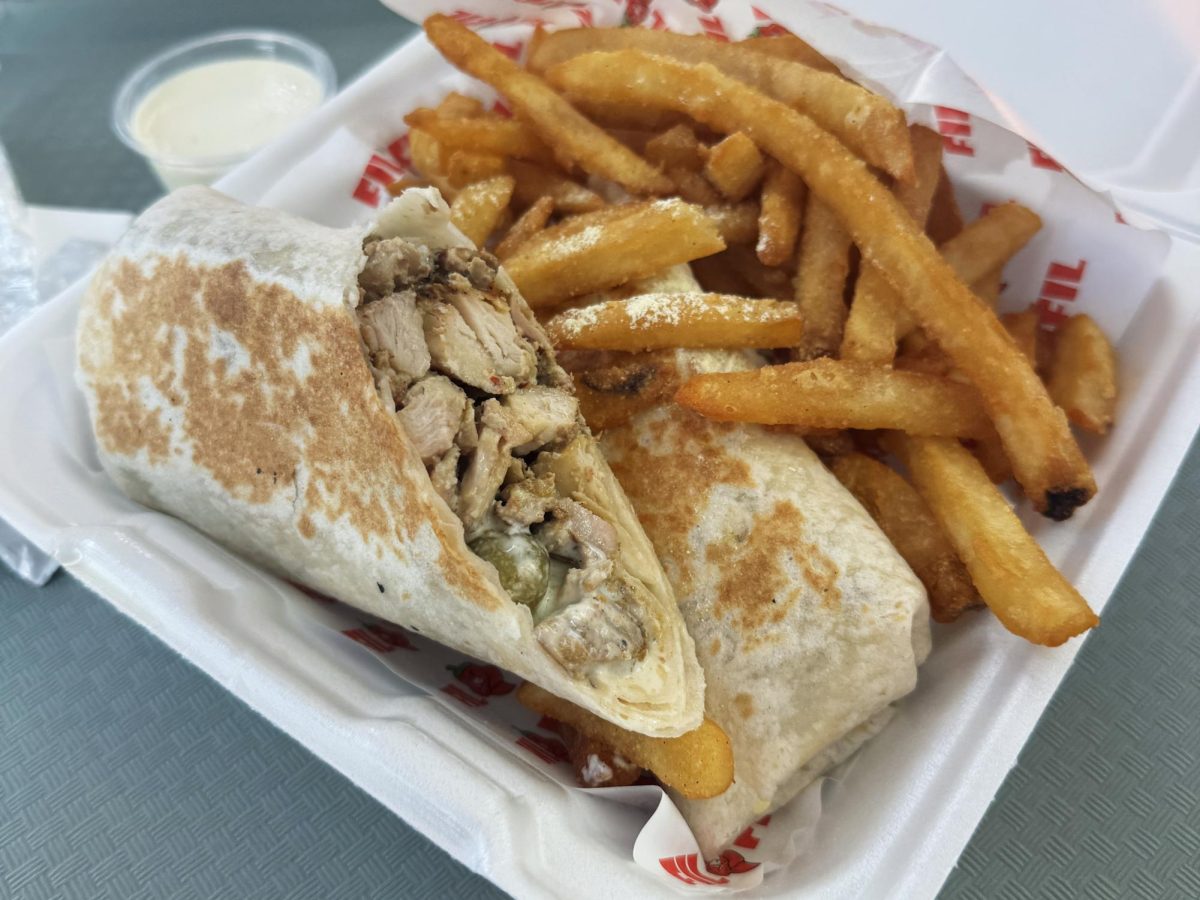 FiL FiL serves tasty food I can count on, like this chicken shawarma.
