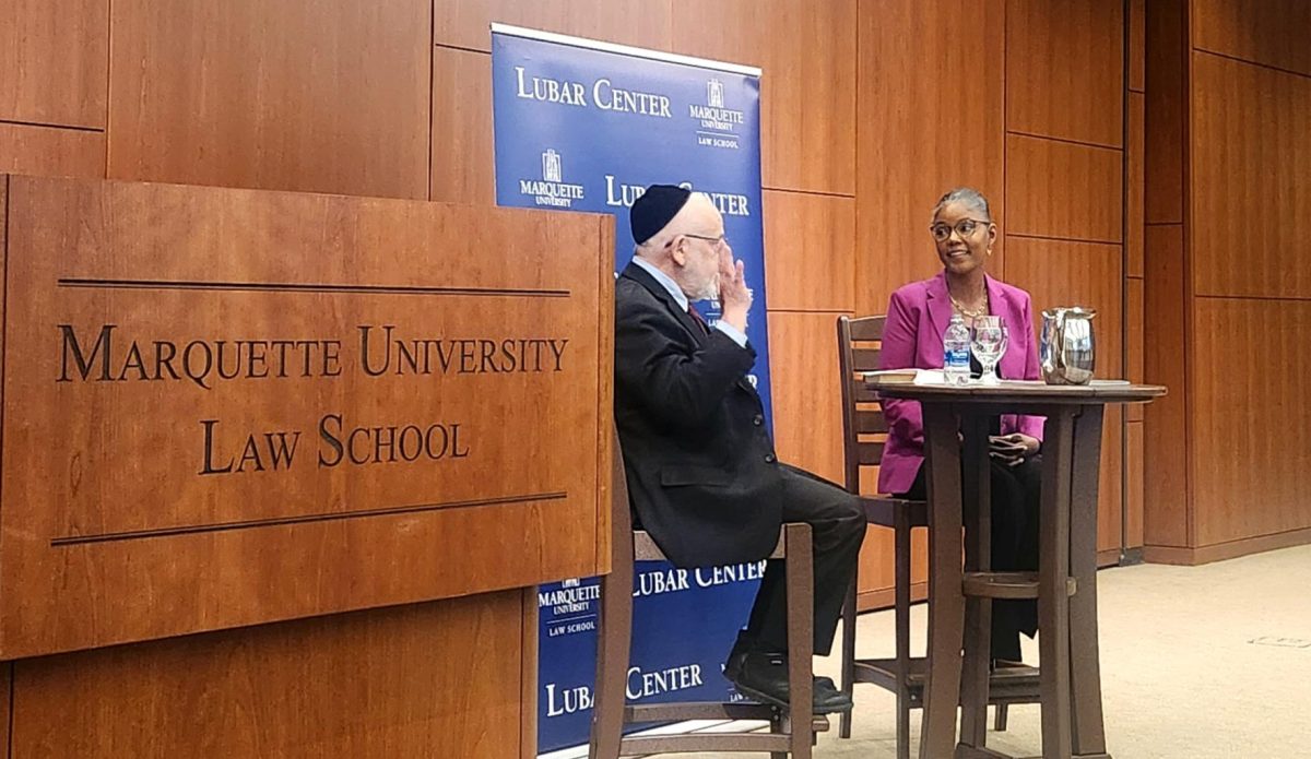 Maya Smart spoke at Marquette Law's Lubar Center Nov. 12.