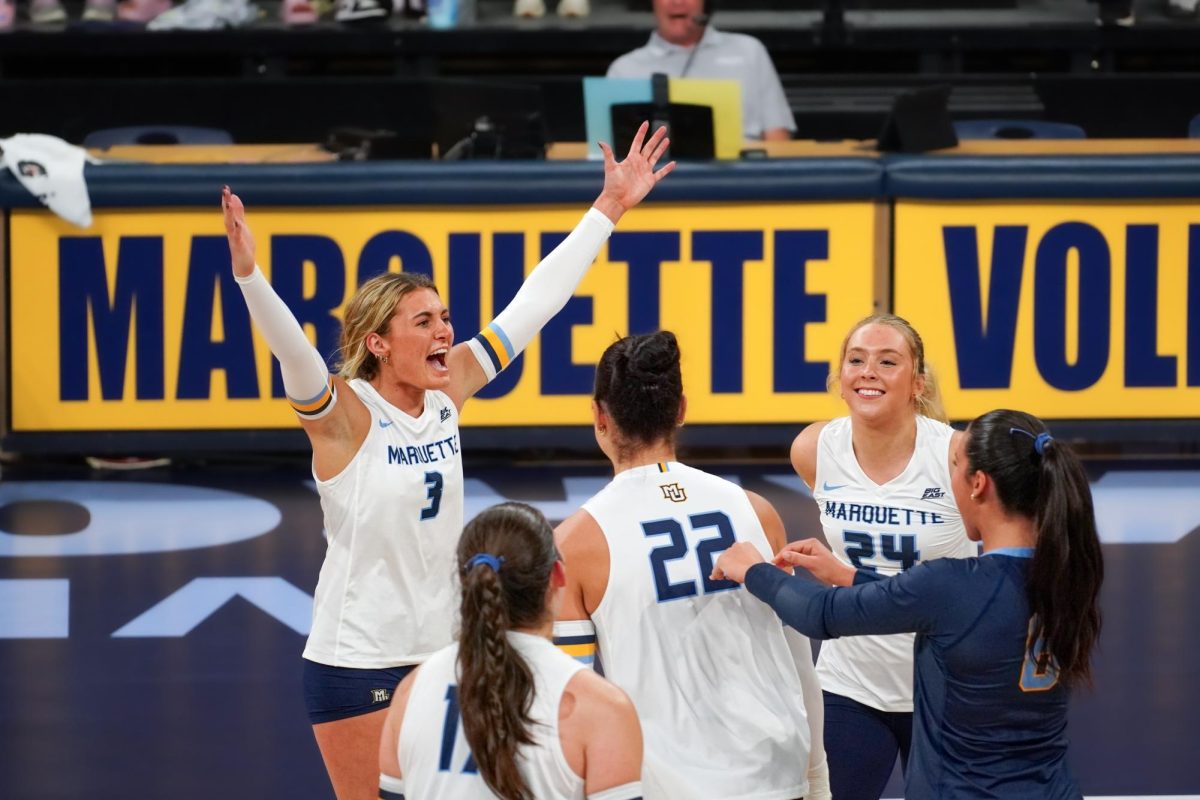 Marquette volleyball finished the regular season with four wins.