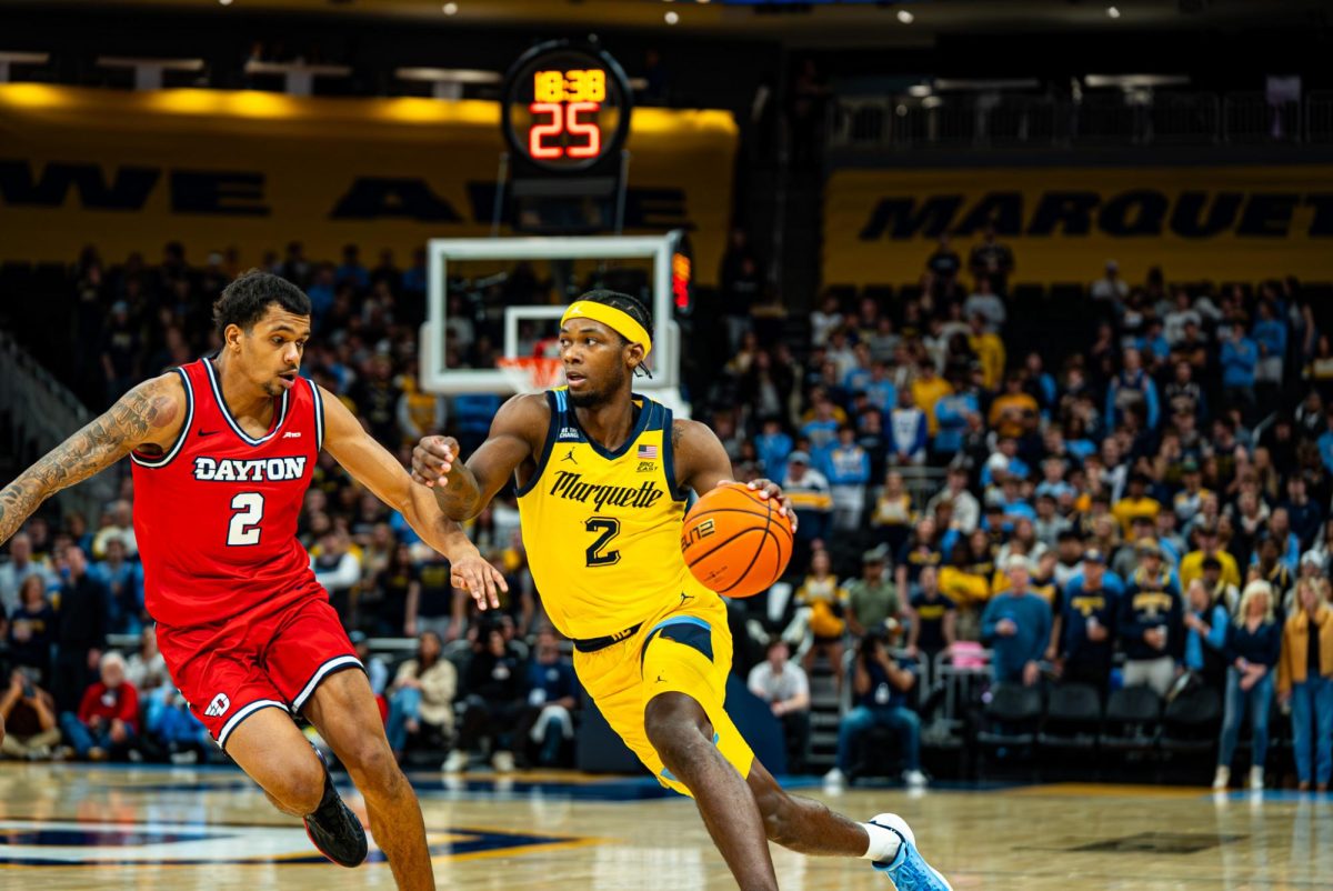 Marquette lost its second-straight game Wednesday night against Dayton, 77-71.