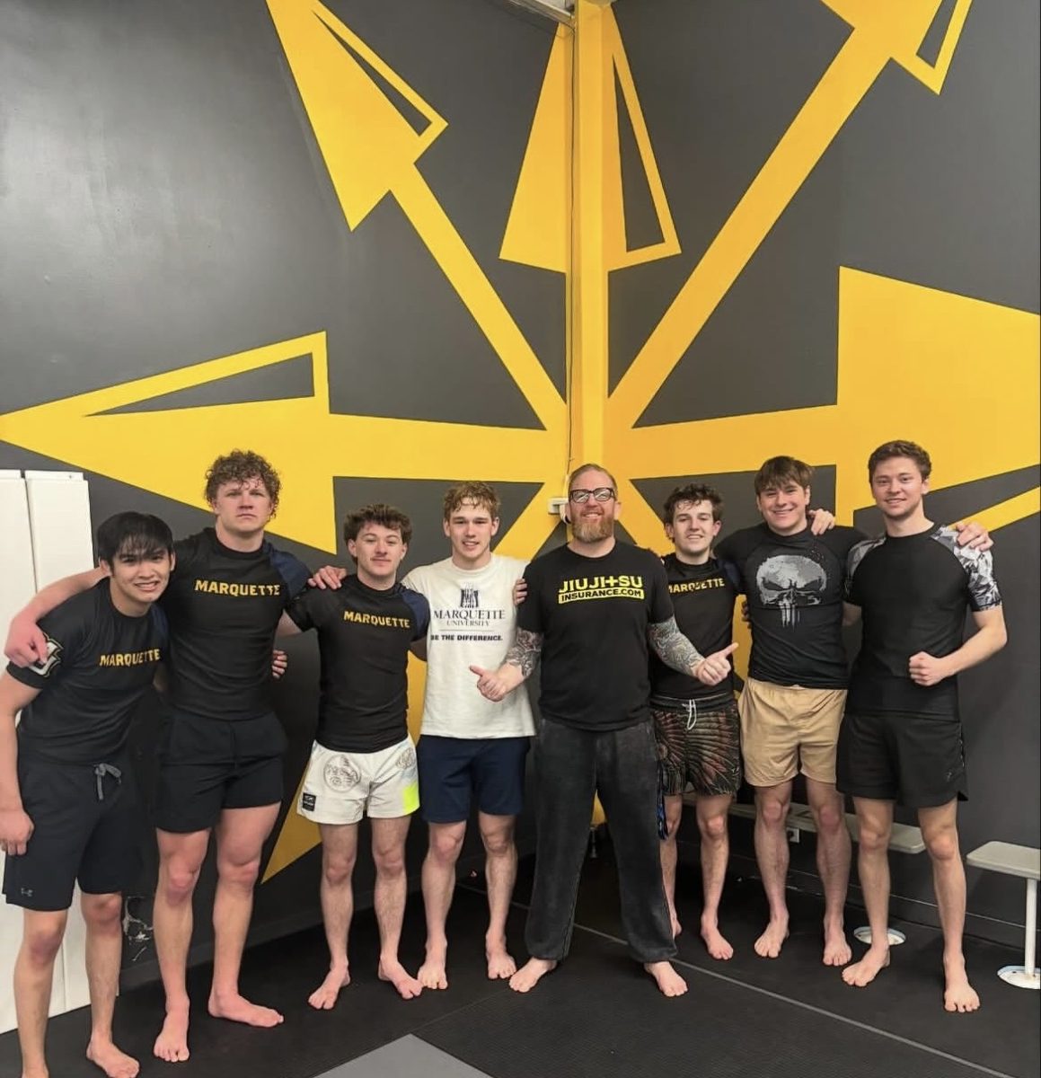 Marquette club jiu-jitzu competes against other Milwaukee gyms.