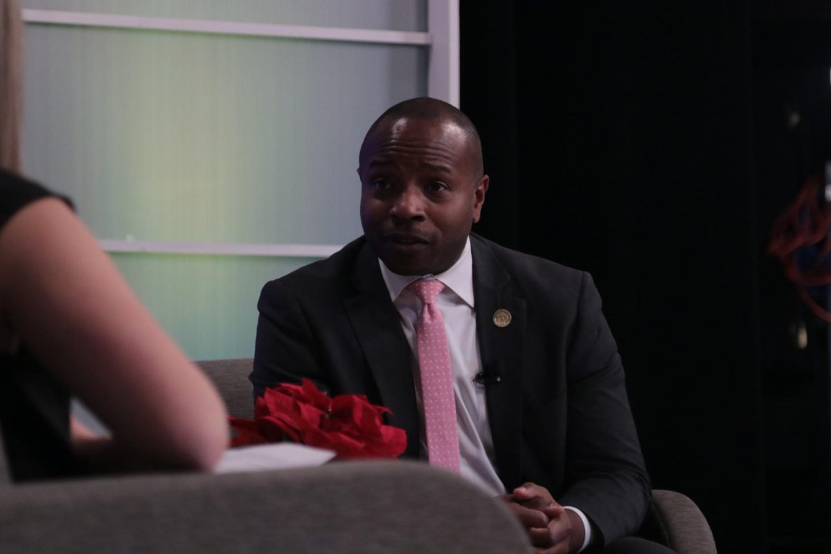 Milwaukee Mayor Cavalier Johnson spoke to the Marquette Wire Dec. 4.