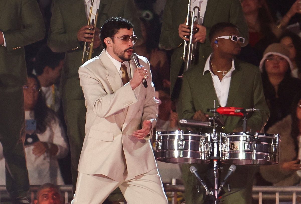 Puerto Rican singer Bad Bunny performs during a concert of his "DeBi TiRAR MaS FOToS World Tour" in Mexico City, Mexico, December 10, 2025. REUTERS/Henry Romero