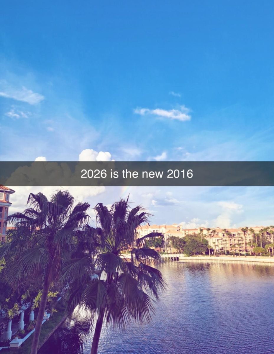 A recent phrase taking over social media platforms is “2026 is the new 2016.” Photo courtesy of Rachel Lopera