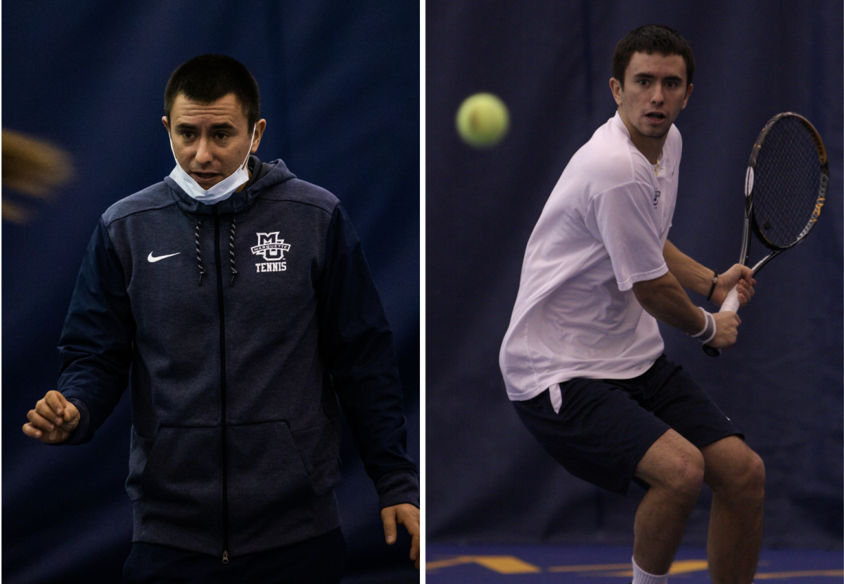 Dusan Medan played for Marquette men's tennis before coaching the women's team.