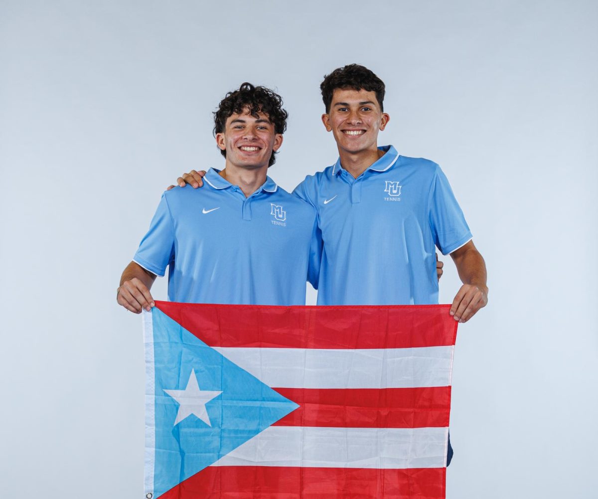 Sophomore Marcos (left) joined his older brother Ivan Vazquez on Marquette men's tennis.