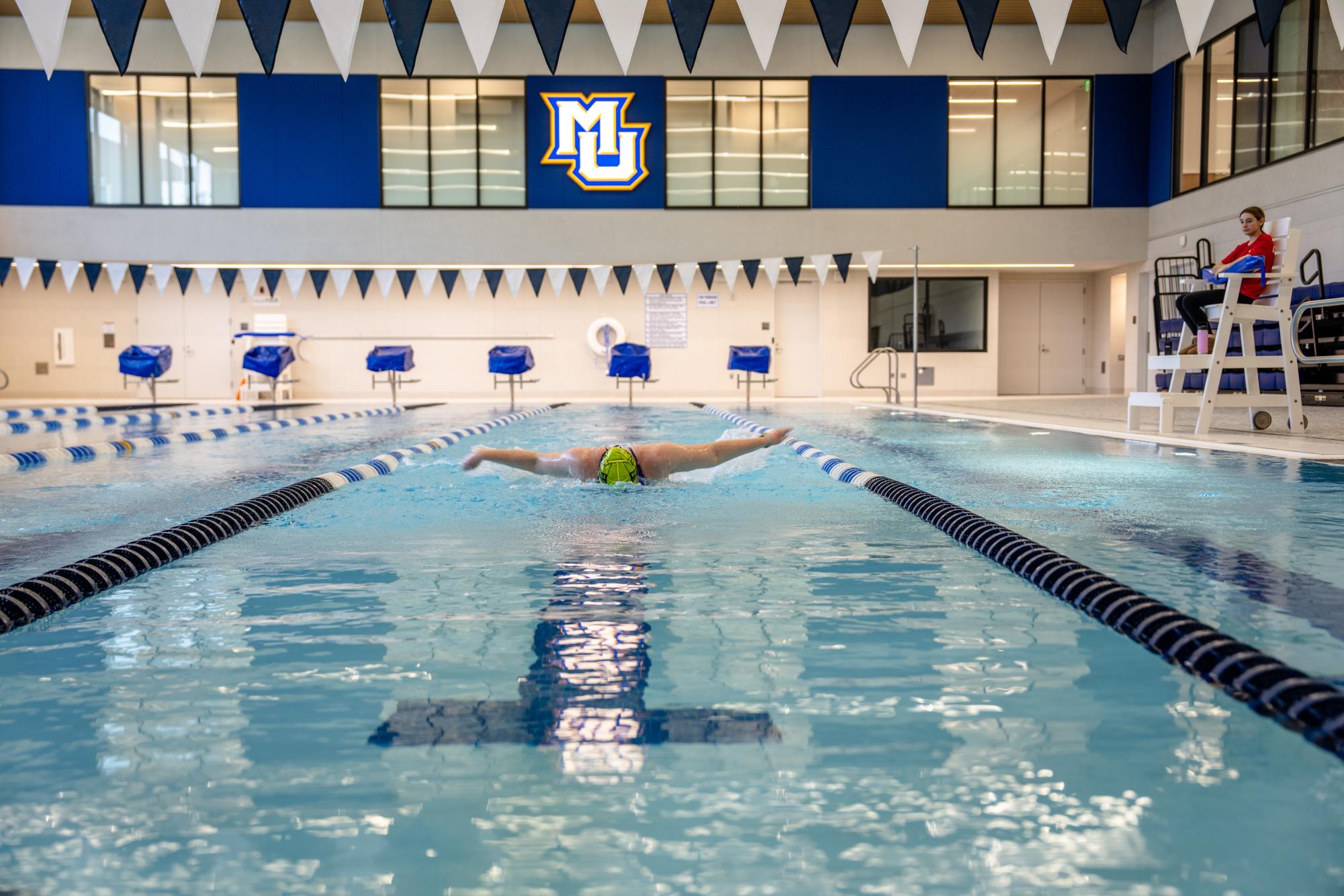 Marquette women's swimming begins competing in the fall.