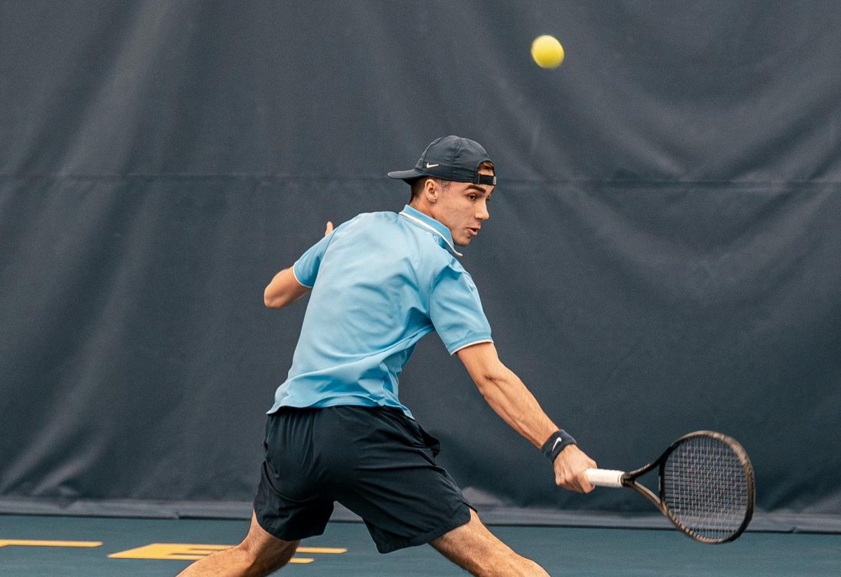 Kristian Blagoev moved up to the No. 2 singles spot in his sophomore season.