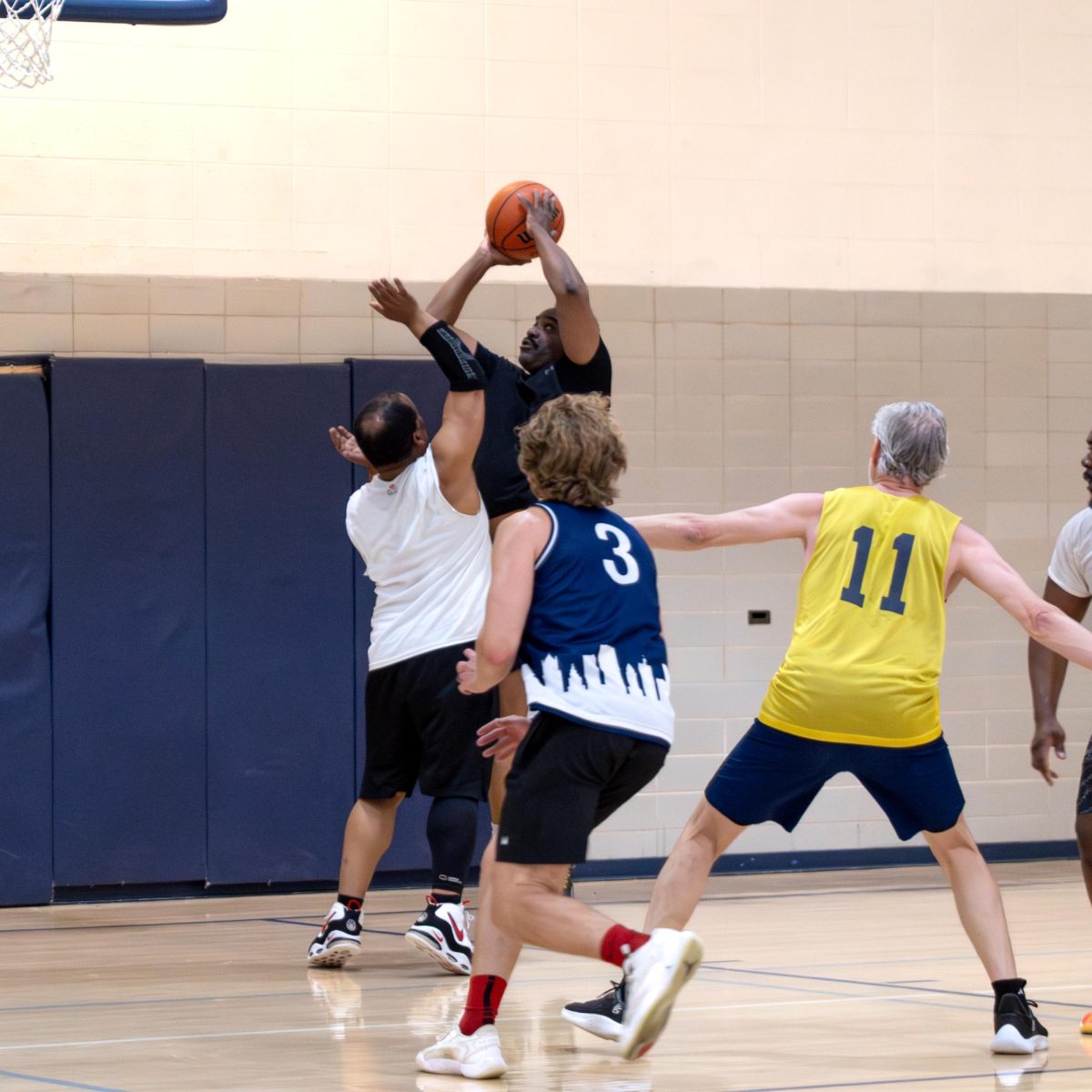 Noon Hoops meets every Monday and Thursday at the Straz Rec Plex.