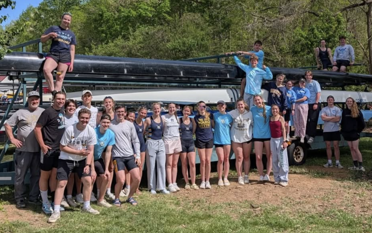 Marquette closed out the 2026 spring season at the MACRA Championship Regatta in Indianapolis on April 26. (Photo from Marquette Crew Instagram) 