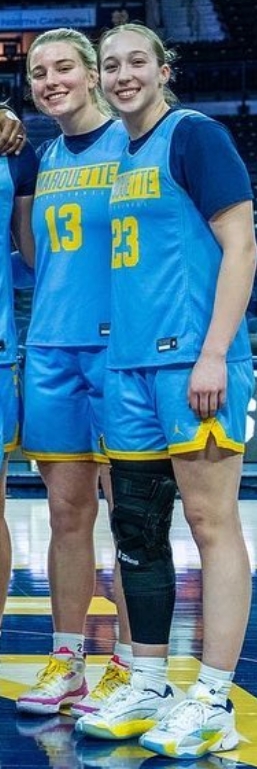 Volker (left) and King (right) were teammates at MU and will play together once again in Germany. Photo courtesy of Frannie Hottinger.